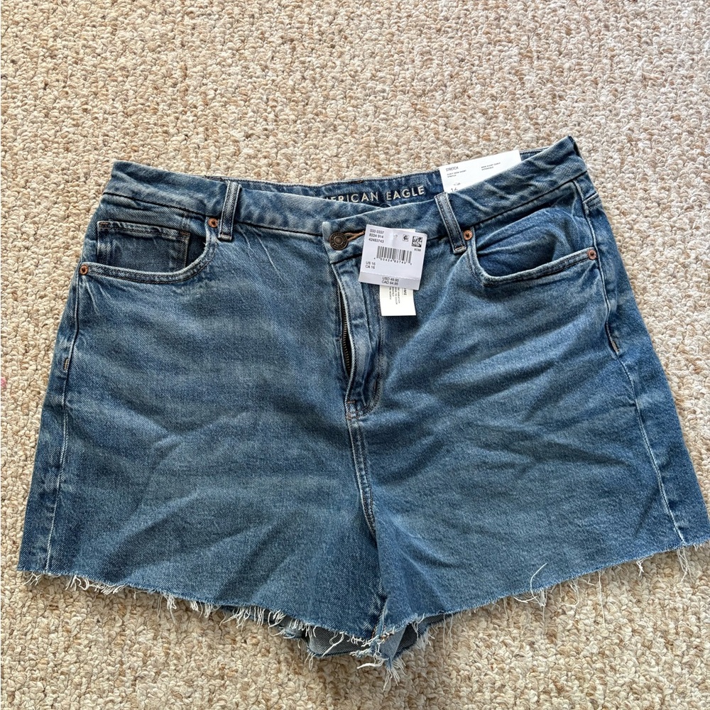American Eagle Curvy Stretch Mom Shorts